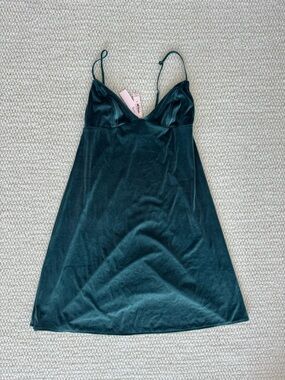 Victoria’s Secret Green Velvet Dress